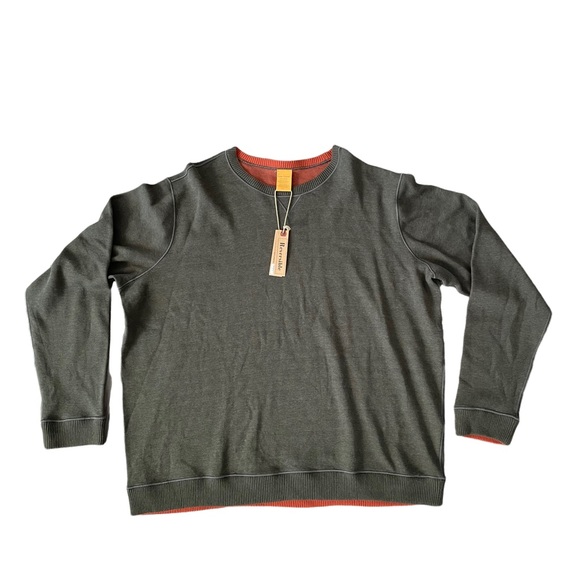 Tailor Vintage Other - Tailor Vintage Crewneck Sweater Reversible 100% Cotton Size XXL NWT New With Tag